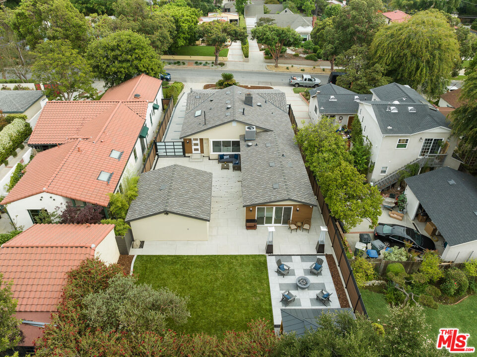 393 Allendale Road Pasadena, CA 91106 - Photo 73 of 75 an aerial view of residential houses with outdoor space