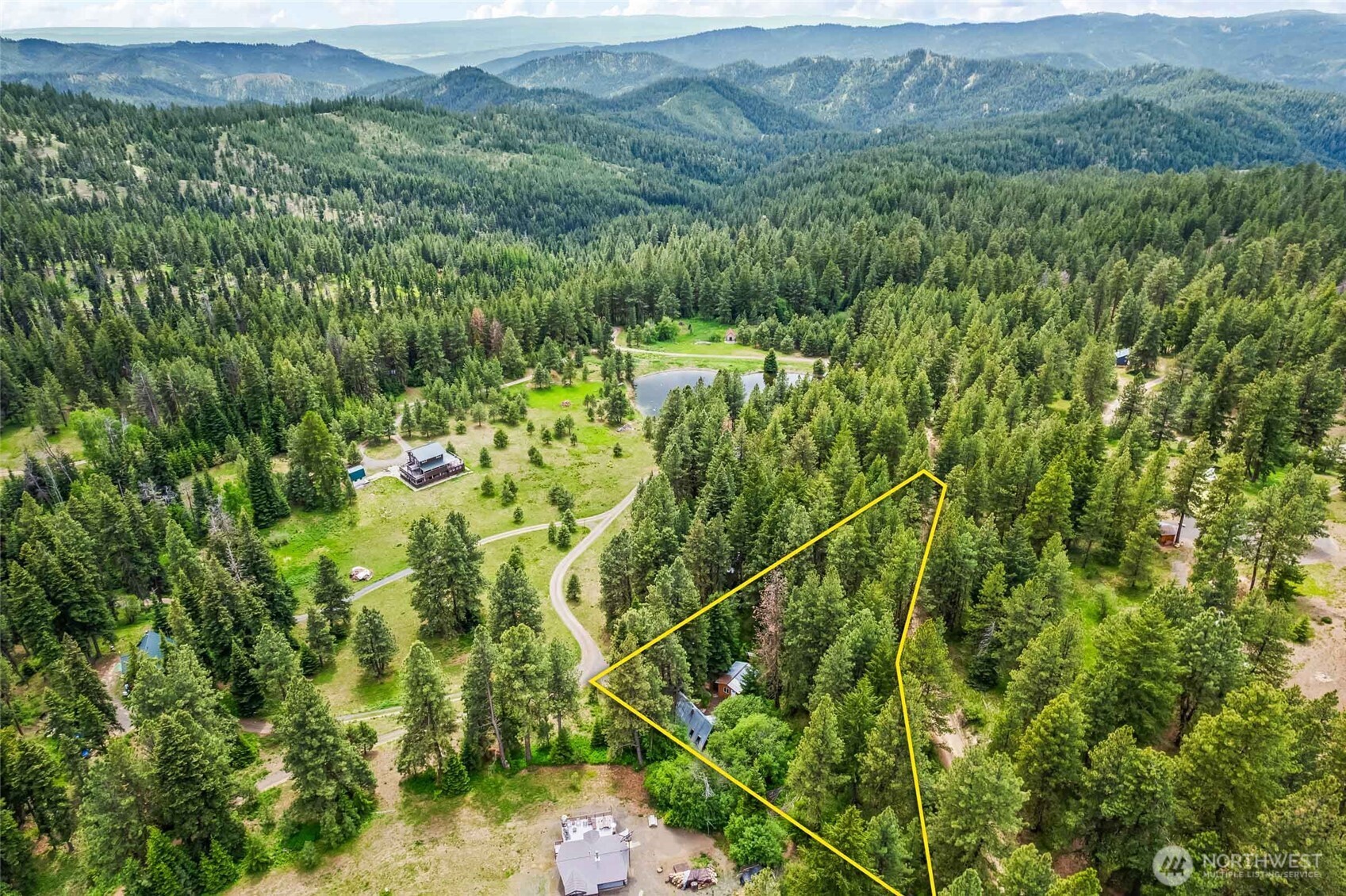181 Elk Road Cle Elum, WA 98922 - Photo 26 of 31 a view of a lush green forest with lush green forest