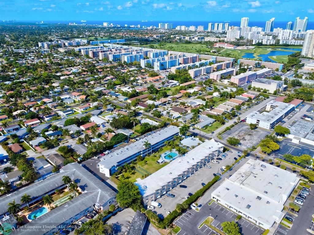 161 Northeast 10th Avenue, Unit 14A Hallandale Beach, FL 33009 - Photo 38 of 45 an aerial view of a city