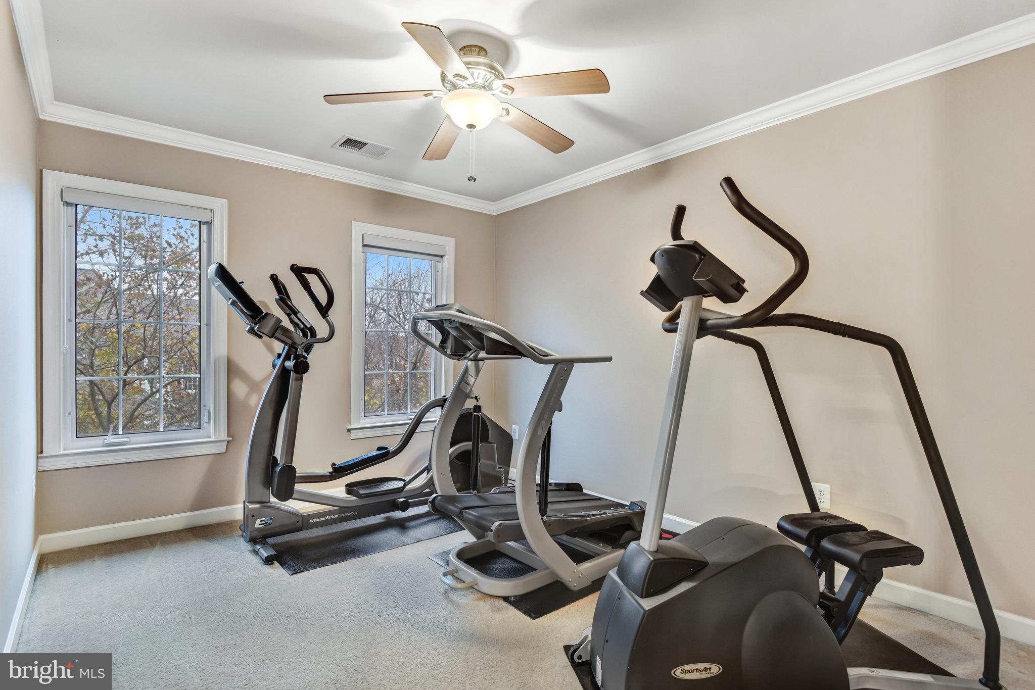 24958 Brookbark Terrace Chantilly, VA 20152 - Photo 11 of 26 a view of a room with gym equipment
