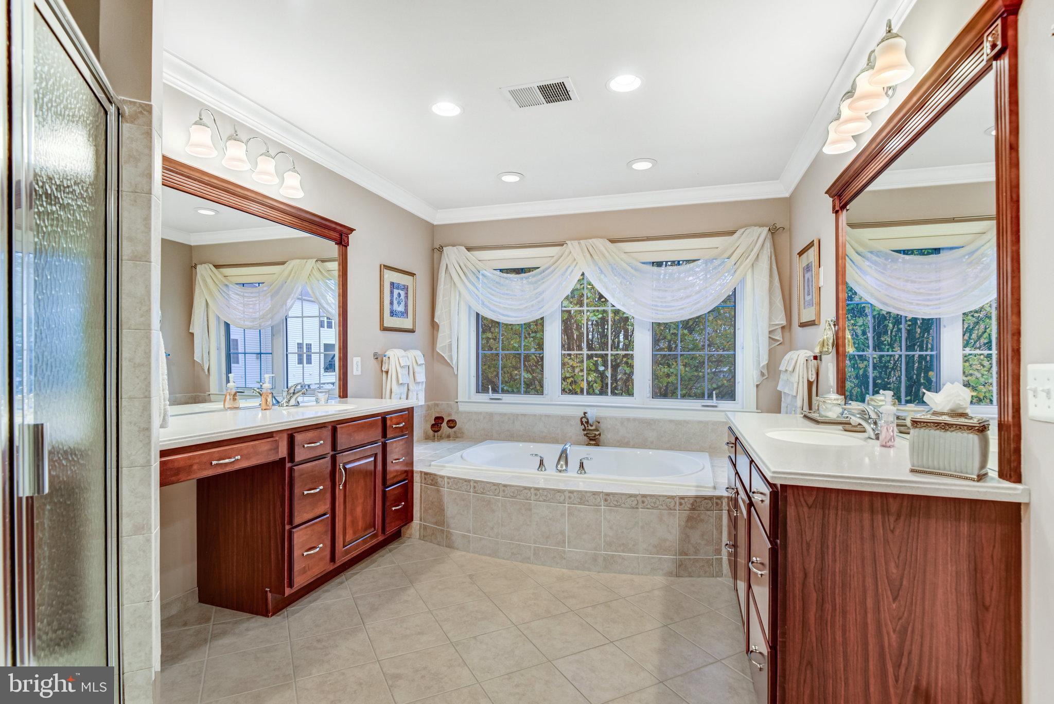 24958 Brookbark Terrace Chantilly, VA 20152 - Photo 15 of 26 a spacious bathroom with a tub sink and mirror