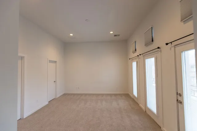 a view of empty room