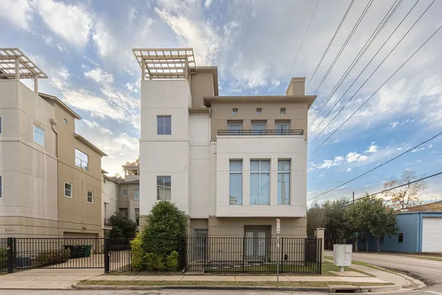 a front view of a building