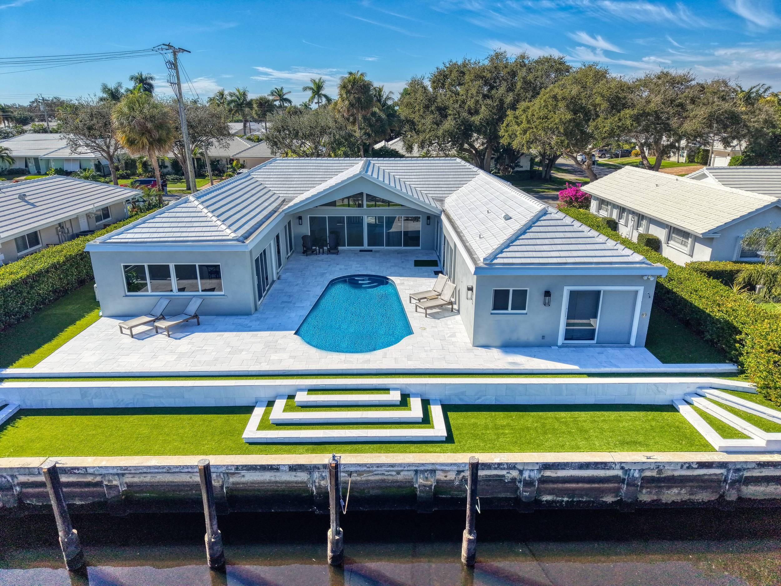 830 Cypress Way Boca Raton, FL 33486 - Photo 2 of 22 OverheadPool-830Cypress