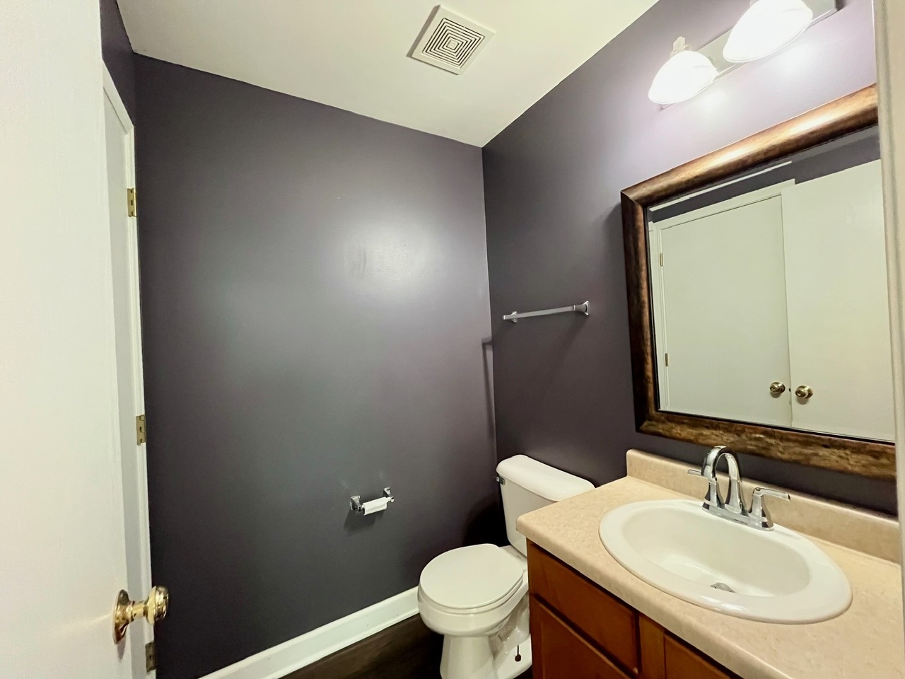 1919 Golden Gate Lane Naperville, IL 60563 - Photo 8 of 18 a bathroom with a sink toilet and a mirror
