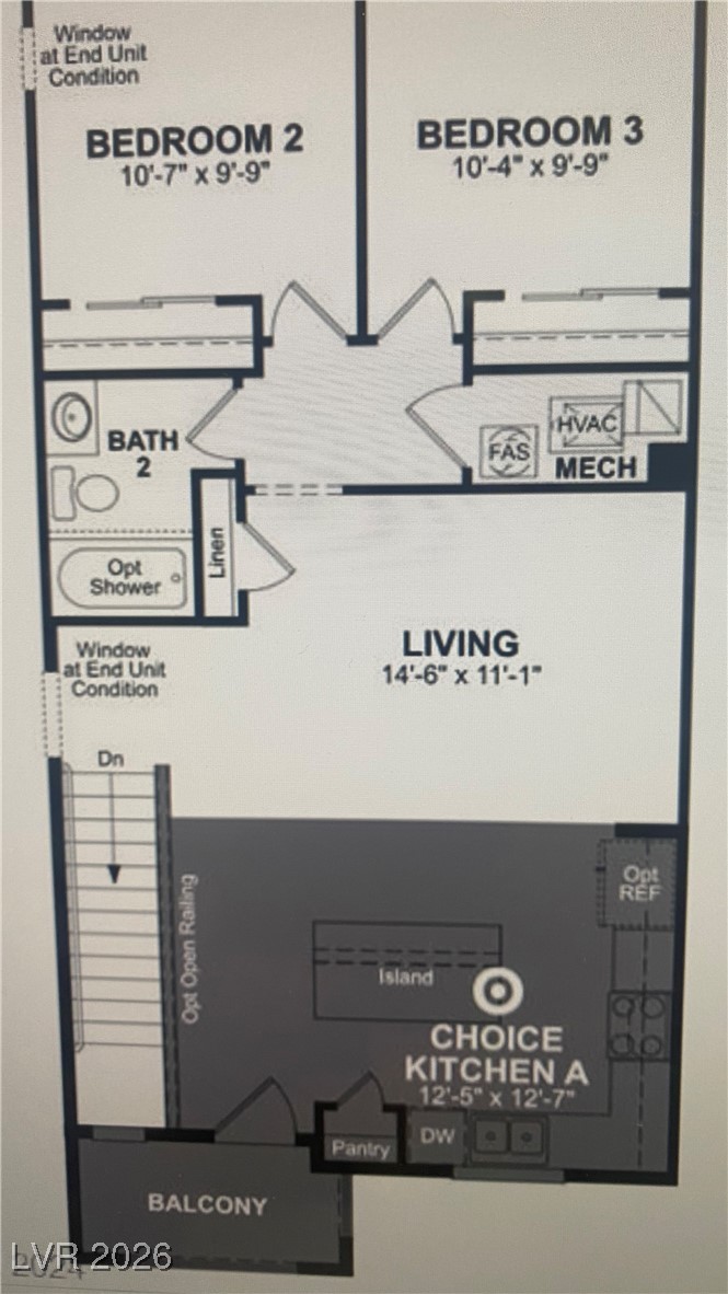 5675 Spellbinding Street Las Vegas, NV 89148 - Photo 17 of 18 View of home floor plan