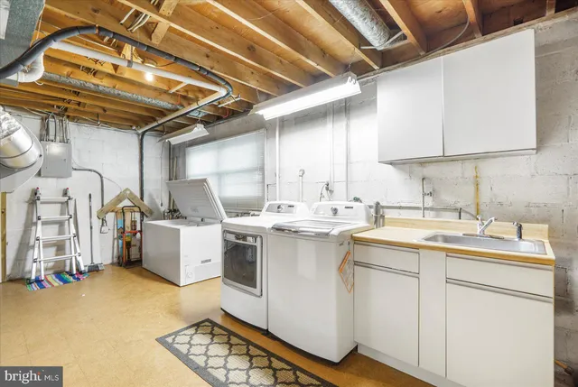 a kitchen that has a sink and a stove in it