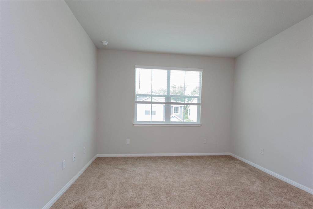 14614 Frankel Loop Pflugerville, TX 78660 - Photo 11 of 15 A well-lit bedroom features plush carpet and a window offering views of the neighborhood.