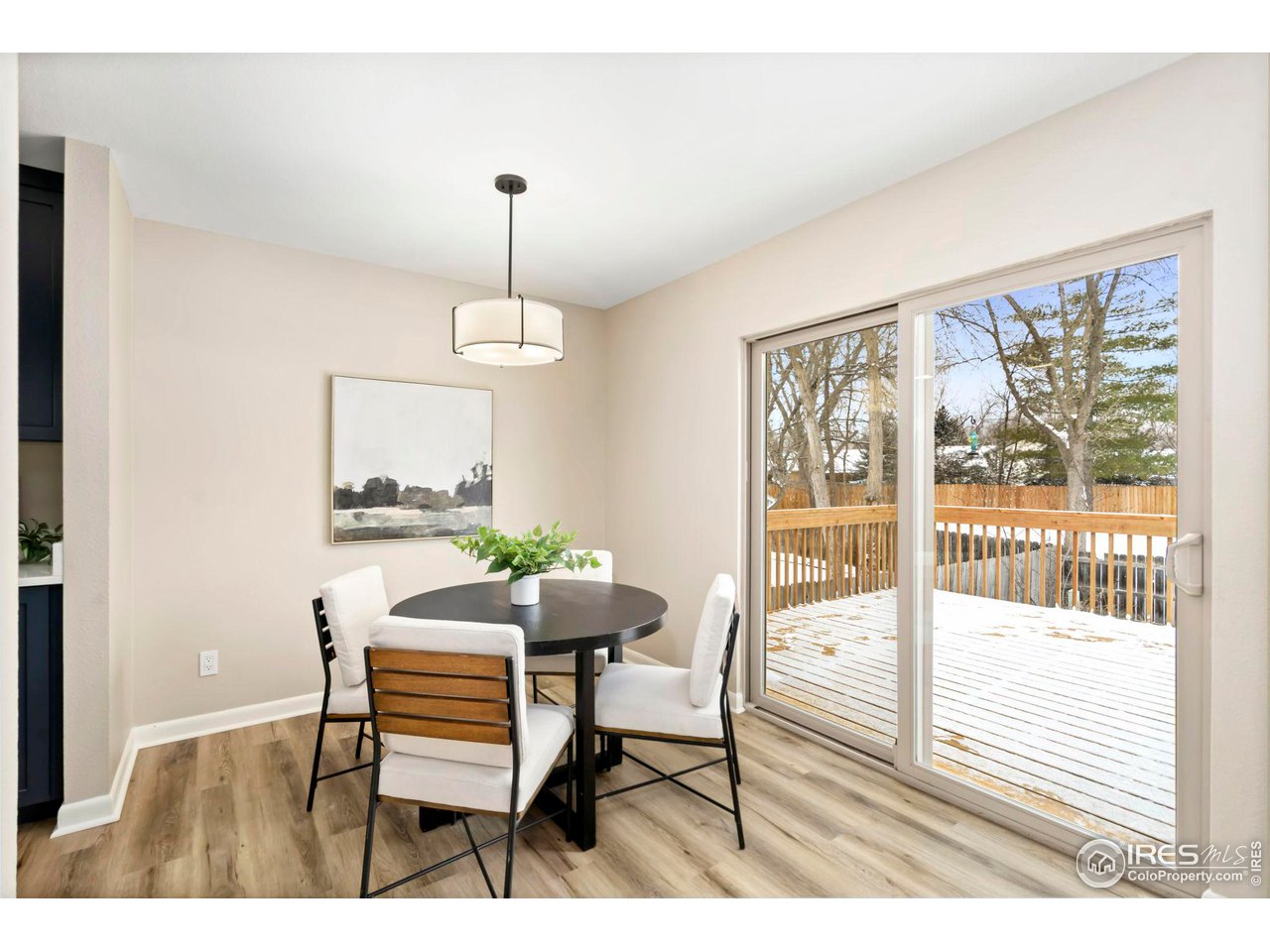 1415 Wildwood Road Fort Collins, CO 80521 - Photo 8 of 40 Dining Room leads out to New Deck