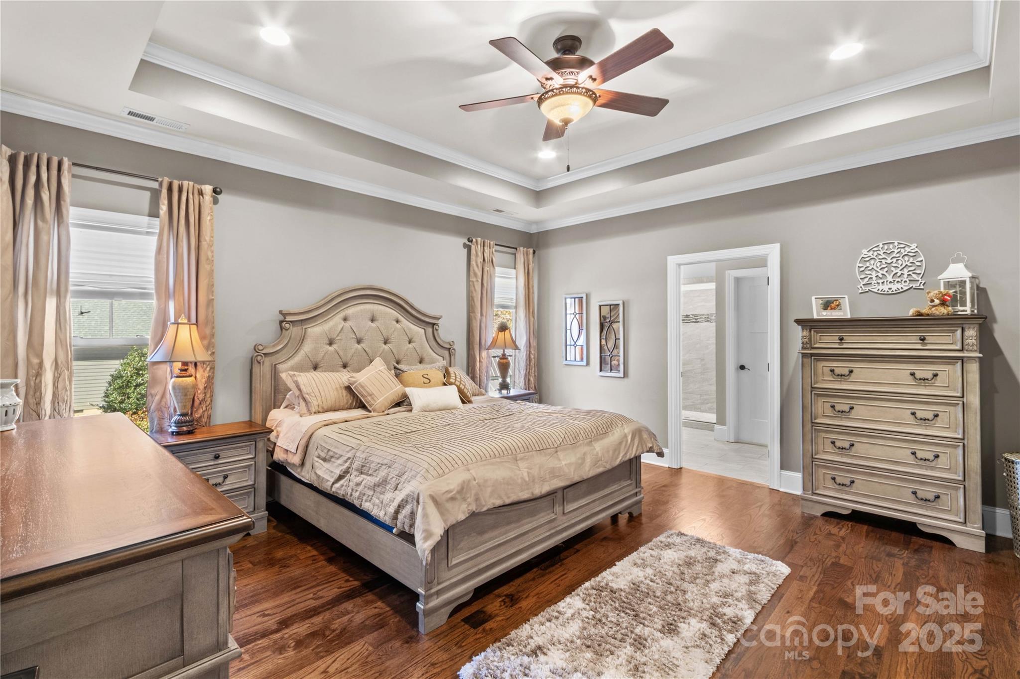 8612 Amandine Way Terrell, NC 28682 - Photo 17 of 48 a bedroom with a large bed and a window