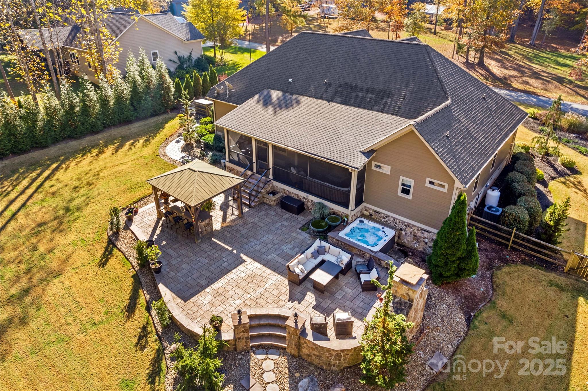 8612 Amandine Way Terrell, NC 28682 - Photo 32 of 48 an aerial view of a house with outdoor space