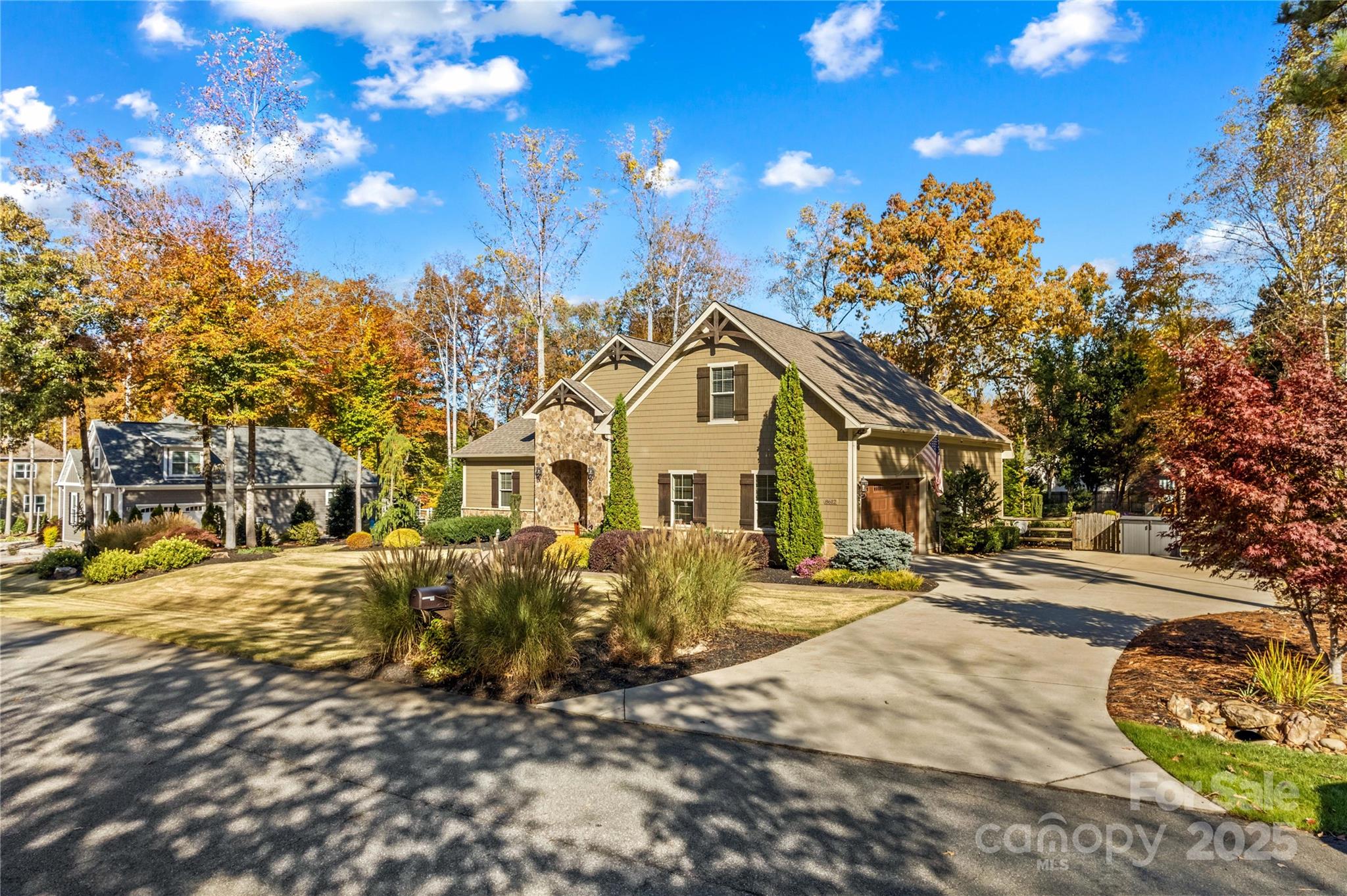 8612 Amandine Way Terrell, NC 28682 - Photo 48 of 48 a view of a white house with a snow on the road