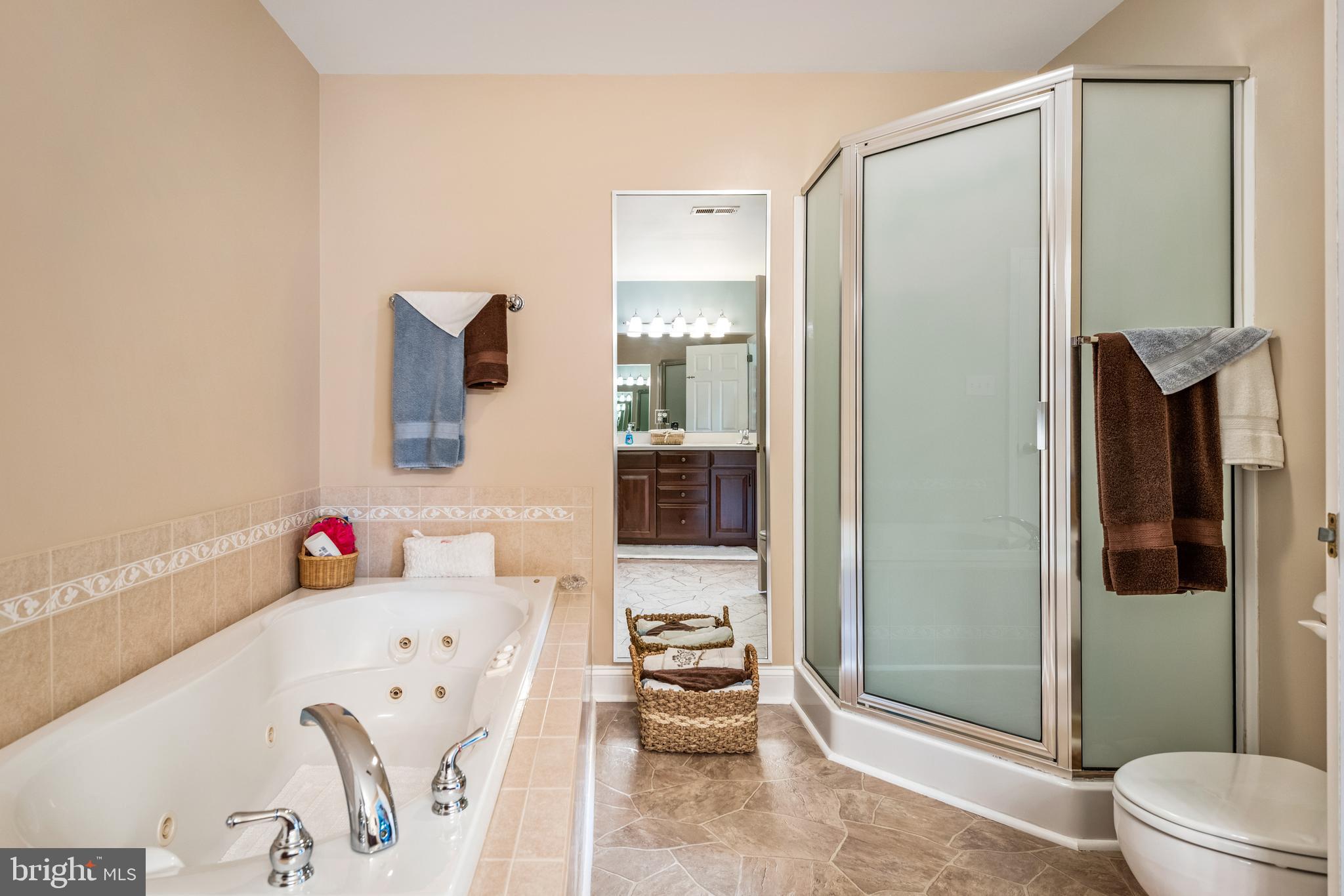 743 Welltown Road Winchester, VA 22603 - Photo 24 of 35 Master Bathroom with separate shower & soaking tub