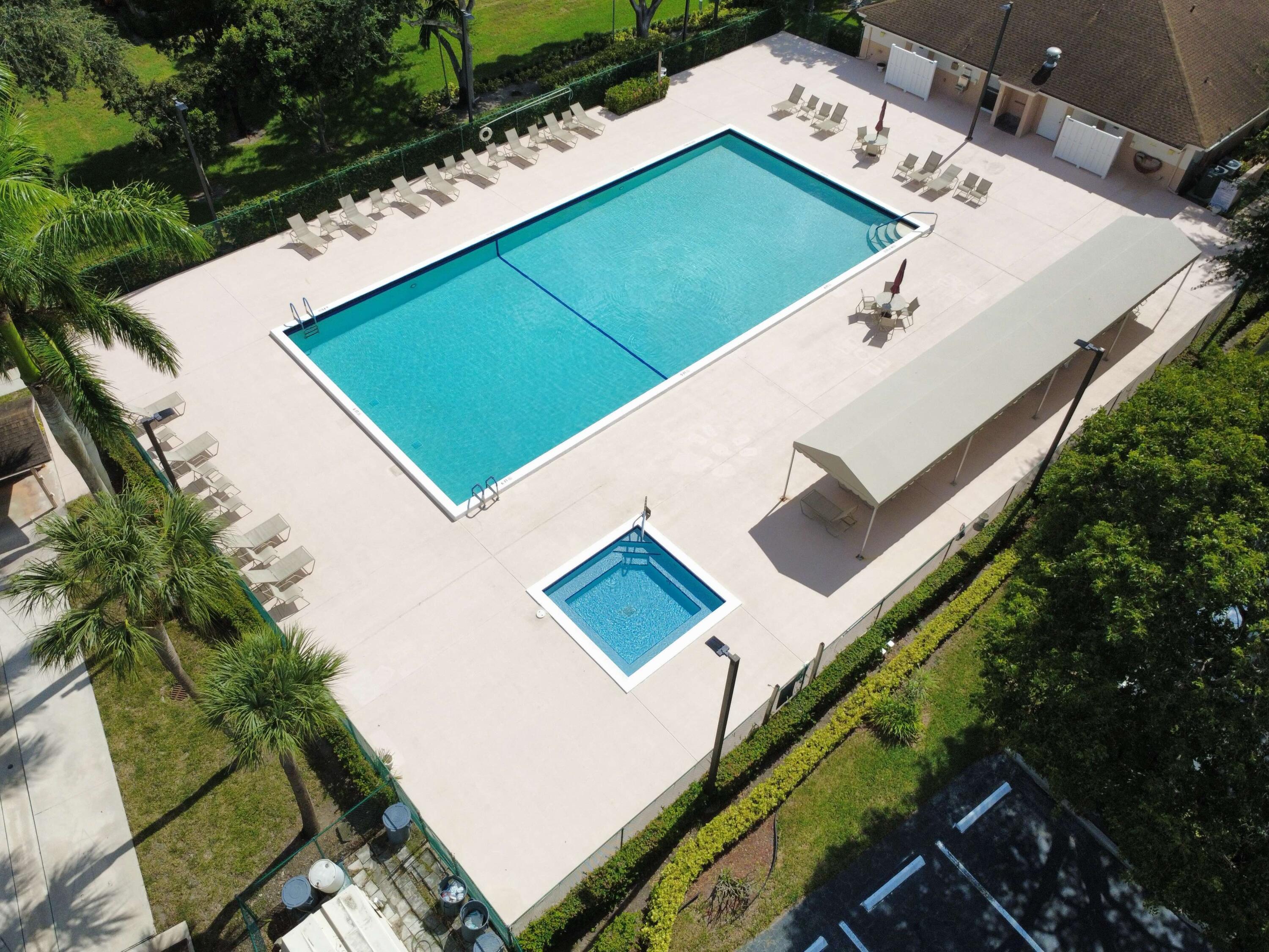 8652 Overset Lane Boca Raton, FL 33496 - Photo 36 of 42 Clubhouse Pool Bird Eye