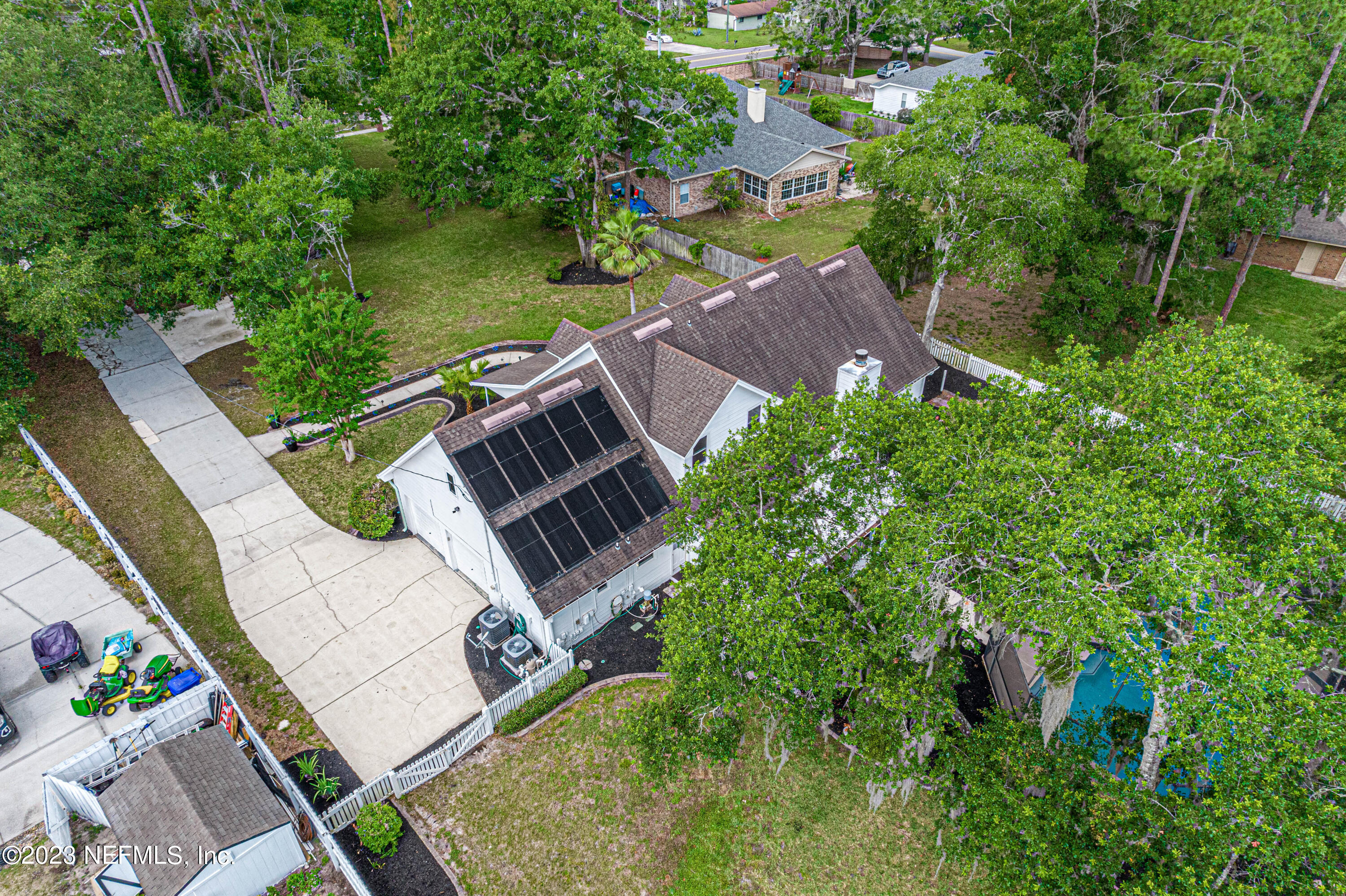 520 Roberts Road St. Johns, FL 32259 - Photo 60 of 81 an aerial view of a house with outdoor space and street view