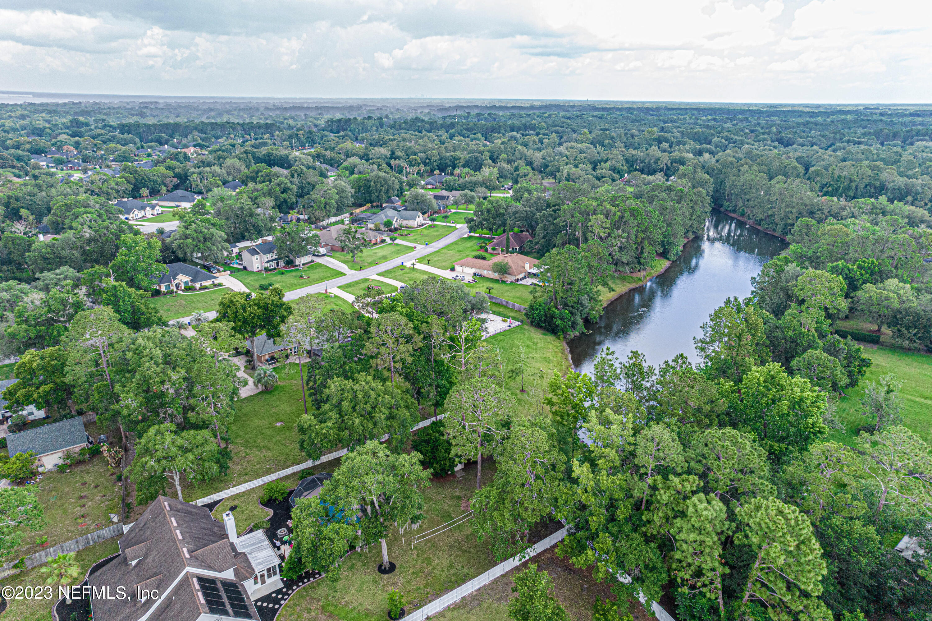 520 Roberts Road St. Johns, FL 32259 - Photo 72 of 81 an aerial view of a city with lots of residential buildings