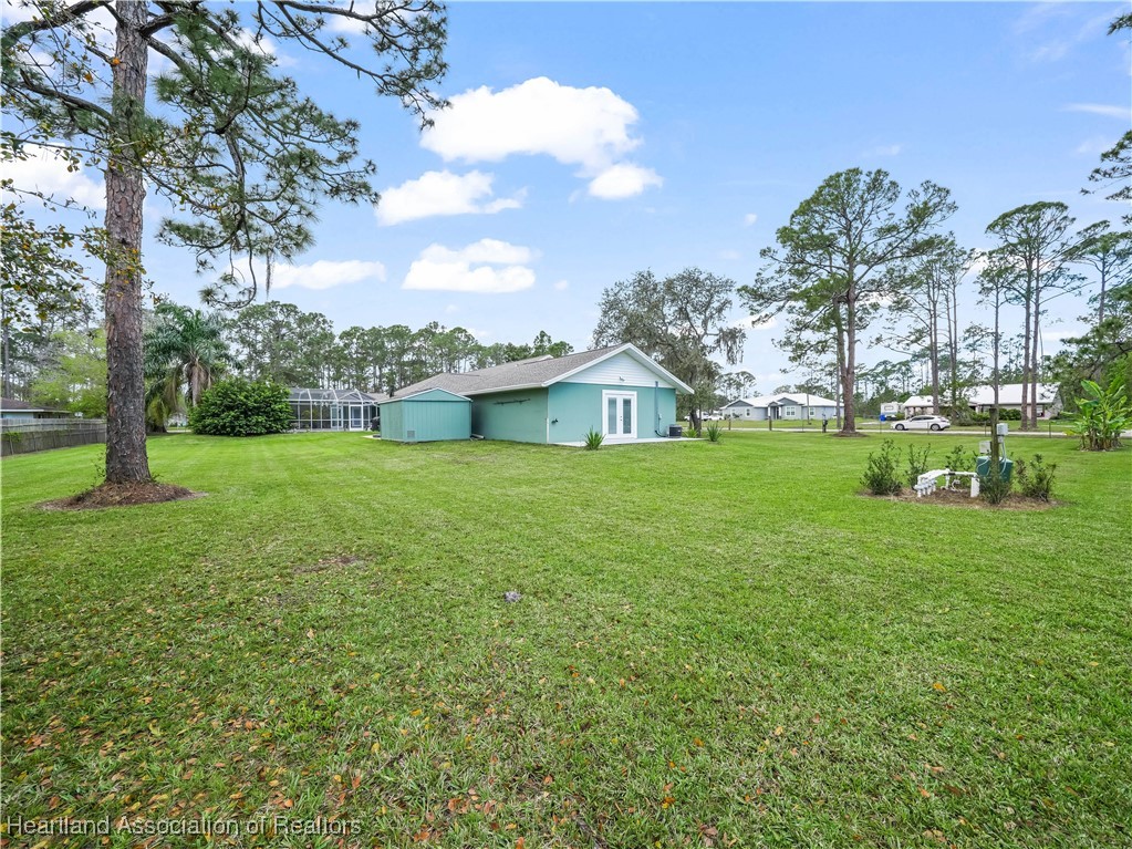 5342 Lime Road Sebring, FL 33875 - Photo 38 of 47 BACK OF MOTHER-IN-LAW SUITE AND SHED