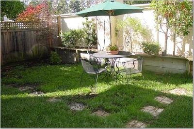 27 Alconbury Way Novato, CA 94949 - Photo 6 of 10 a view of a chair and table in backyard of the house