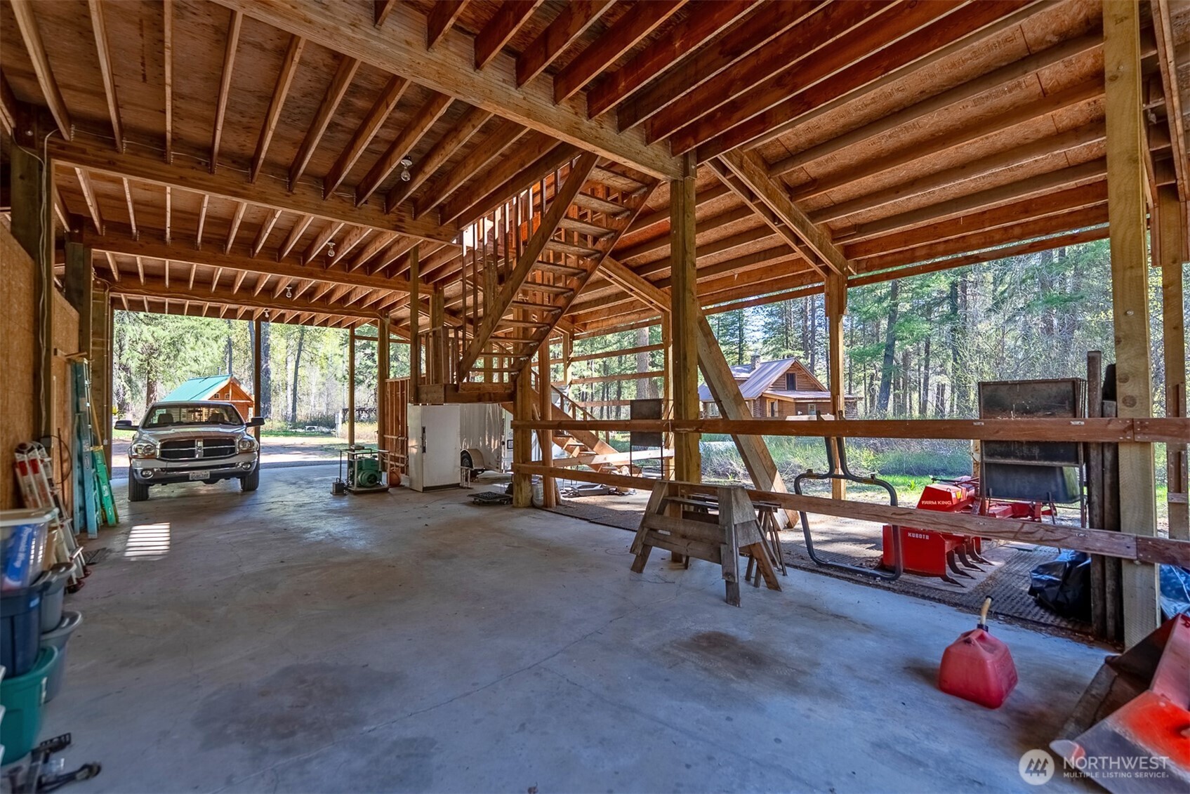 583 B Twisp River Road Twisp, WA 98856 - Photo 36 of 39 a view of a garage