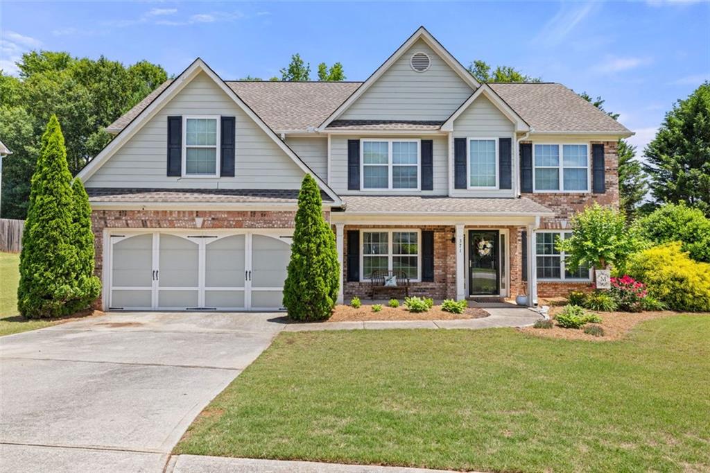 371 Andrew Ridge Drive Jefferson, GA 30549 - Photo 1 of 1 front view of a house with a yard