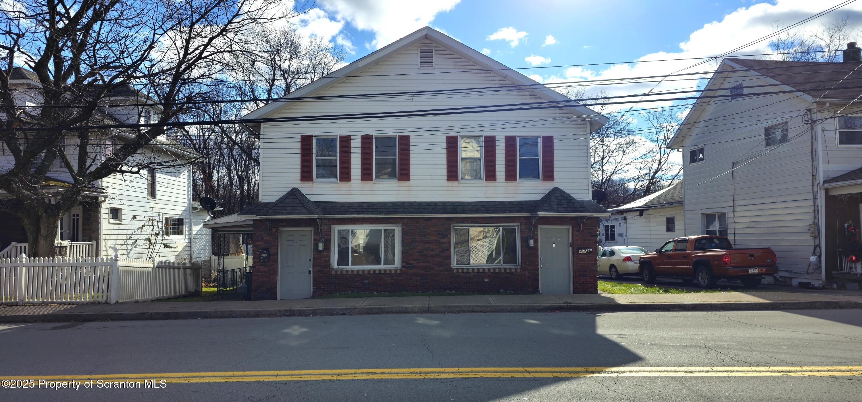 450 North Main Street Taylor, PA 18517 - Photo 2 of 15 a front view of house