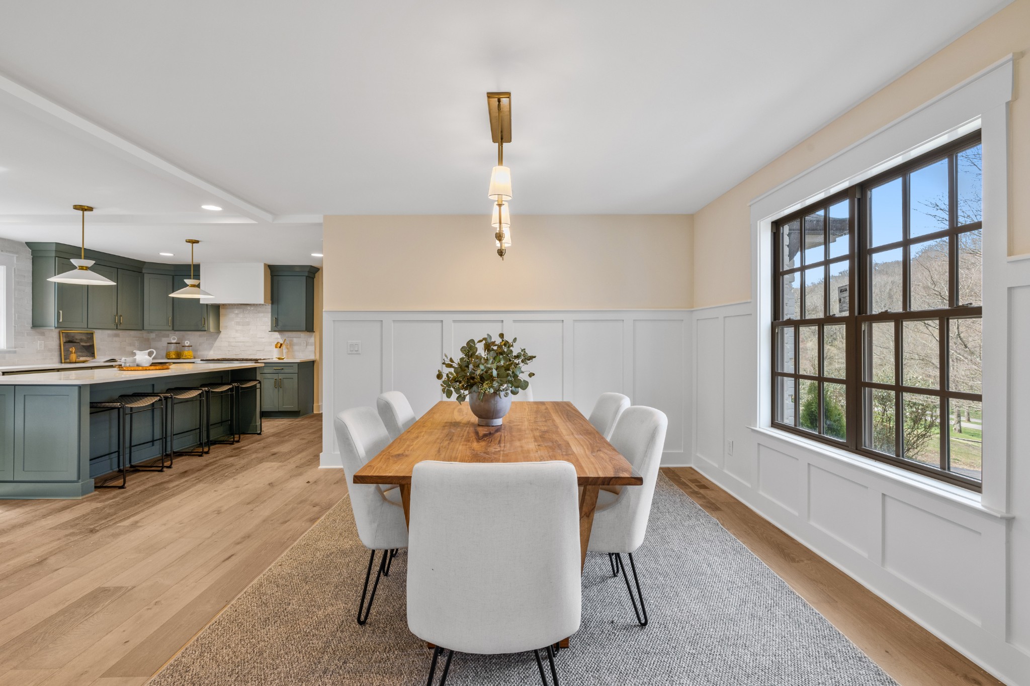 4366 Chickering Lane Nashville, TN 37215 - Photo 7 of 32 a kitchen with kitchen island a large window in it