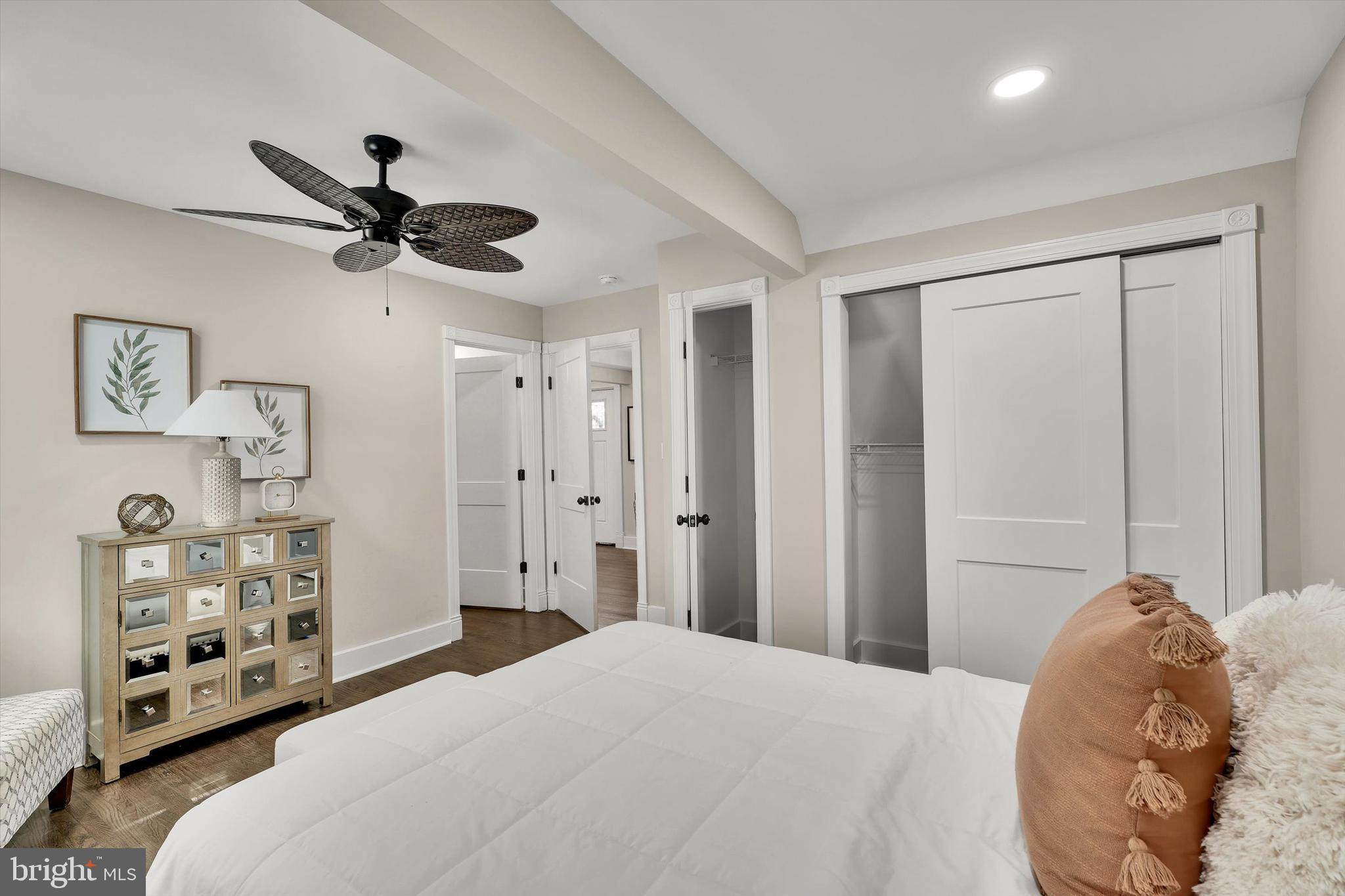 330 Hazel Avenue Delanco, NJ 08075 - Photo 29 of 54 a bedroom with a bed and a tv in it