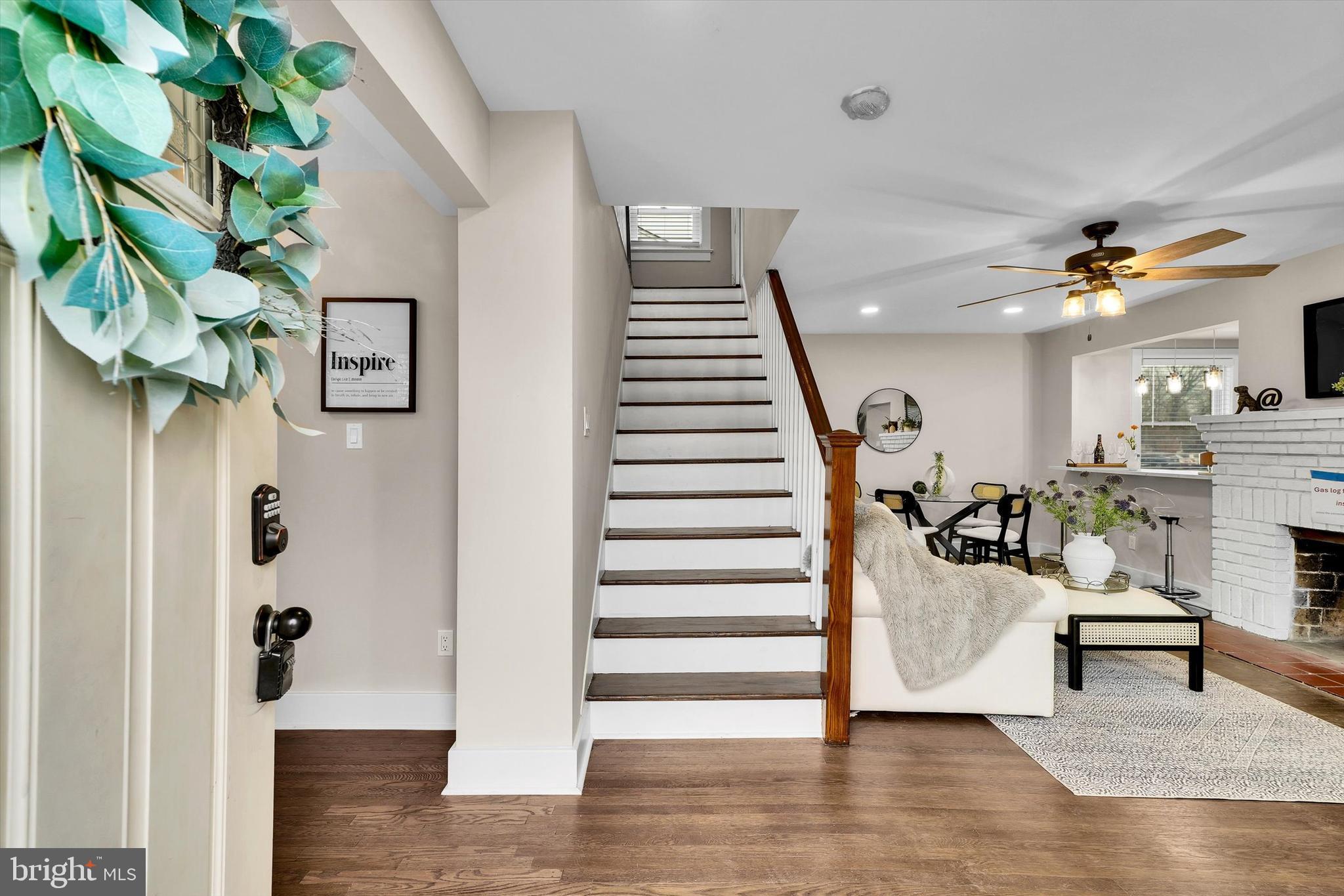 330 Hazel Avenue Delanco, NJ 08075 - Photo 5 of 54 a view of entryway with livingroom and wooden floor