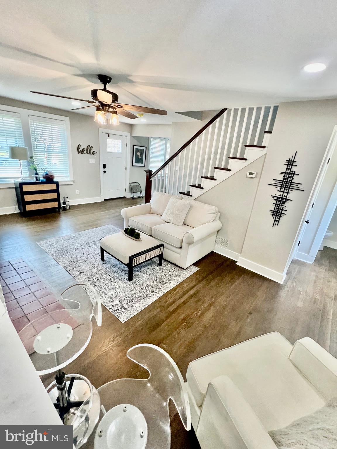 330 Hazel Avenue Delanco, NJ 08075 - Photo 52 of 54 a living room with furniture and a chandelier