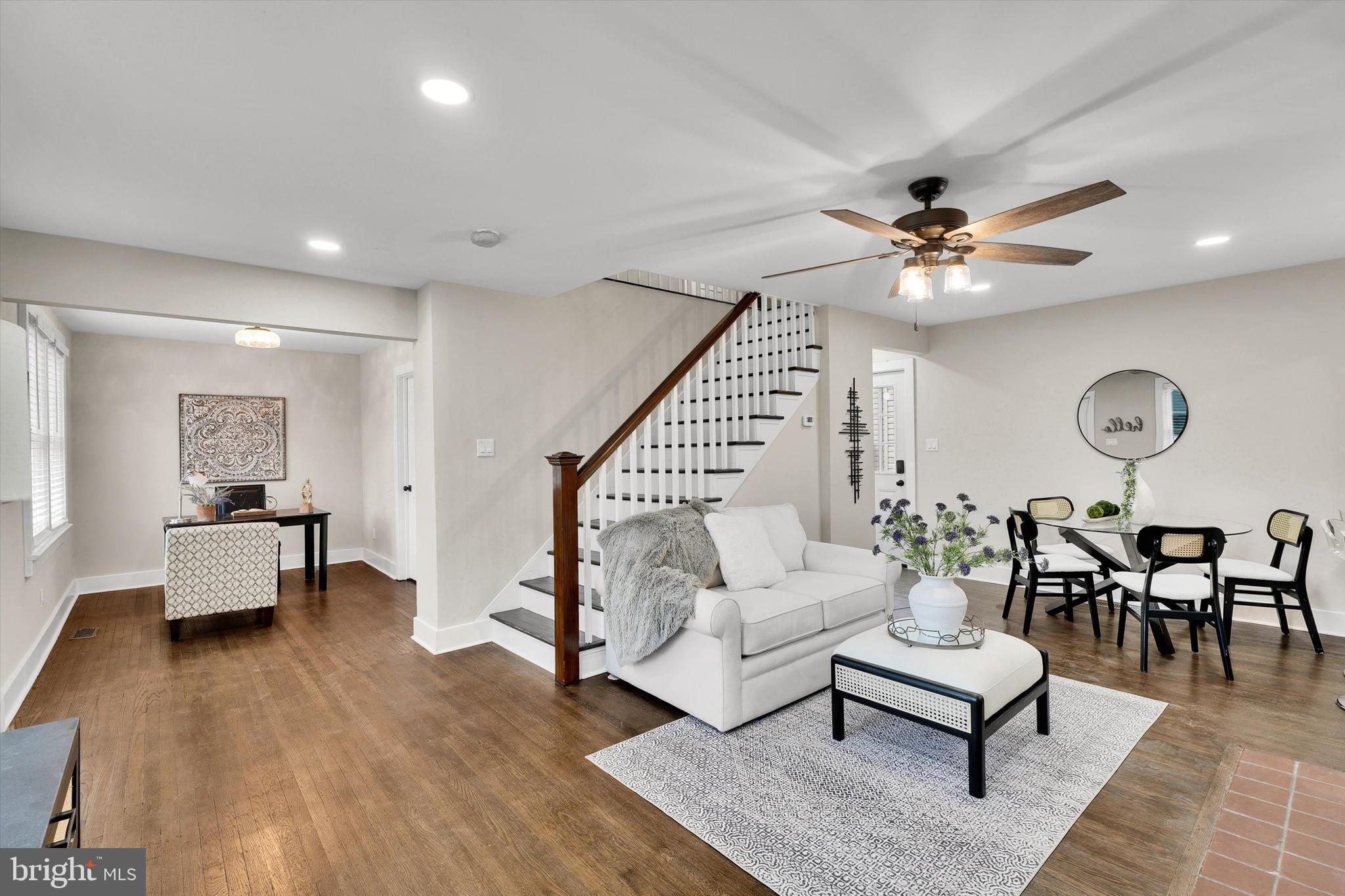 330 Hazel Avenue Delanco, NJ 08075 - Photo 7 of 54 a living room with furniture and wooden floor