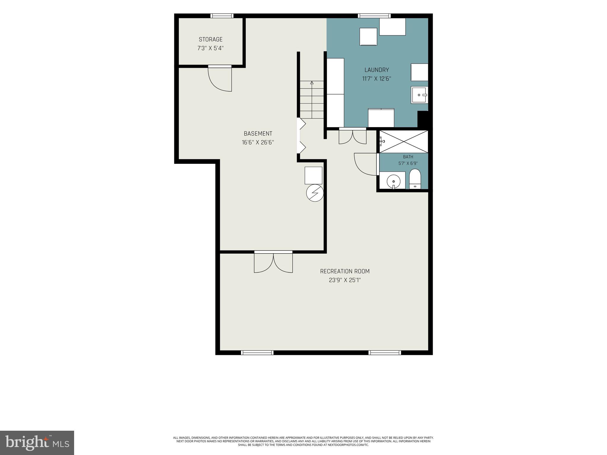 9618 Dundawan Road Nottingham, MD 21236 - Photo 39 of 39 Lower Level Floor Plan