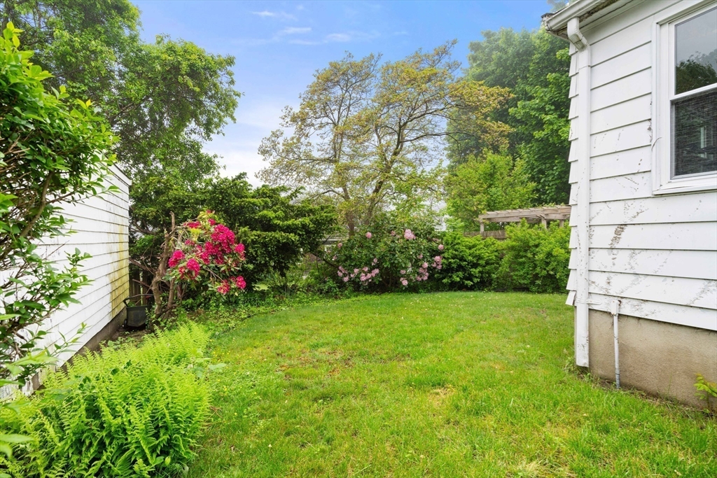 4 Prince Street Marblehead, MA 01945 - Photo 26 of 27 a view of a backyard with a trampoline