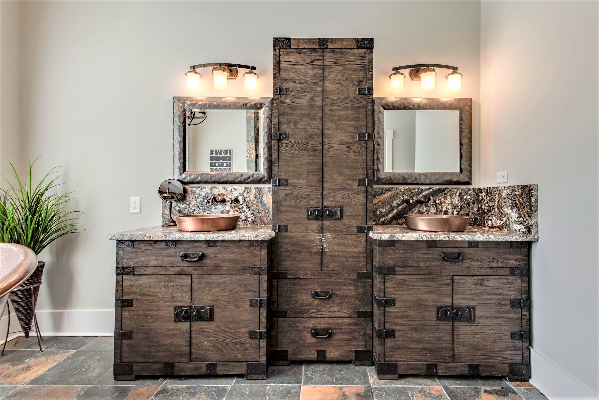1387 Camp Ravine Road Burns, TN 37029 - Photo 22 of 49 a bathroom with a sink and a mirror
