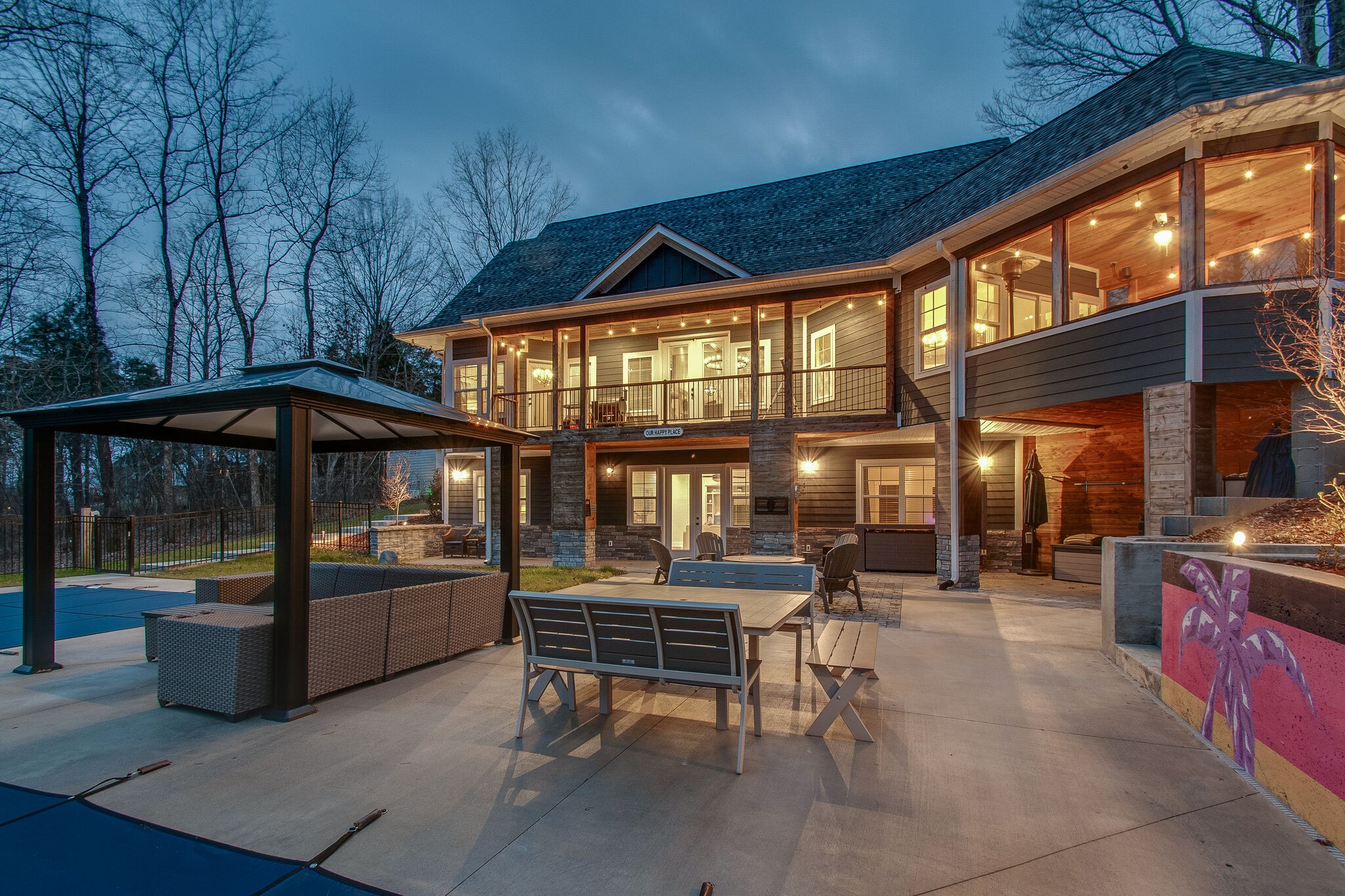 1387 Camp Ravine Road Burns, TN 37029 - Photo 40 of 49 a view of a chairs and table in the balcony