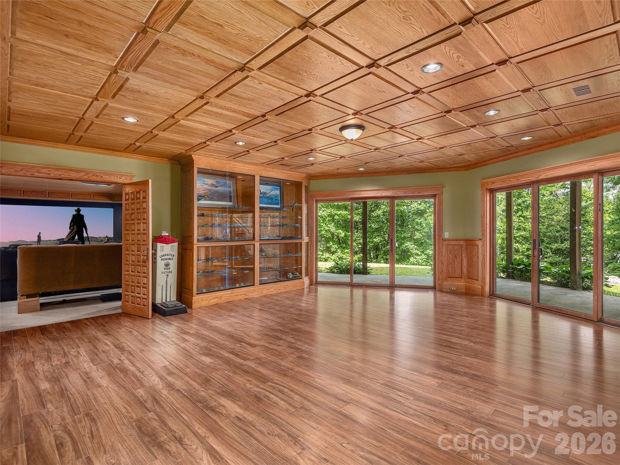 40 Deer Ridge Road Mills River, NC 28759 - Photo 13 of 35 a view of empty room with wooden floor and fan