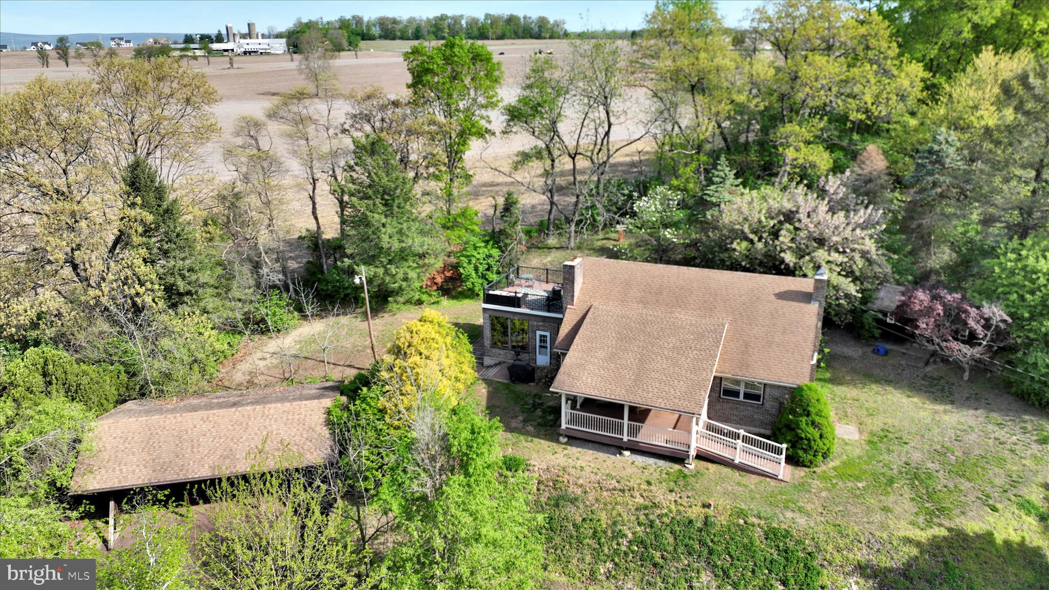 85 Gernants Church Road Leesport, PA 19533 - Photo 2 of 43 an aerial view of a house with garden space and street view