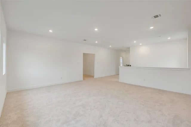 a view of an empty room