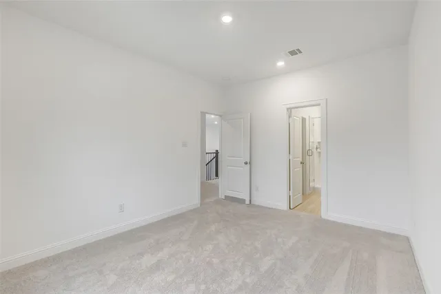 a view of an empty room