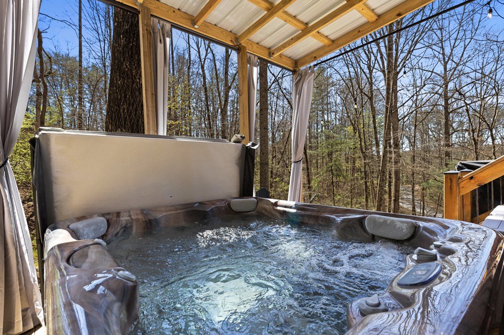 941 Hidden Valley Drive Morganton, GA 30560 - Photo 4 of 35 a view of backyard with tub
