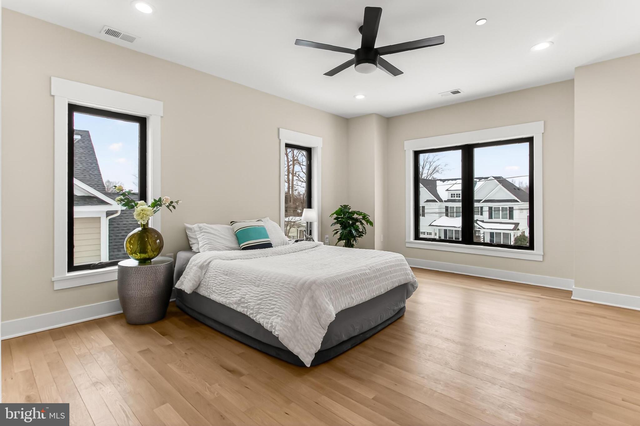 7604 Hemlock Street Bethesda, MD 20817 - Photo 60 of 85 Bright and airy bedroom with scenic views.