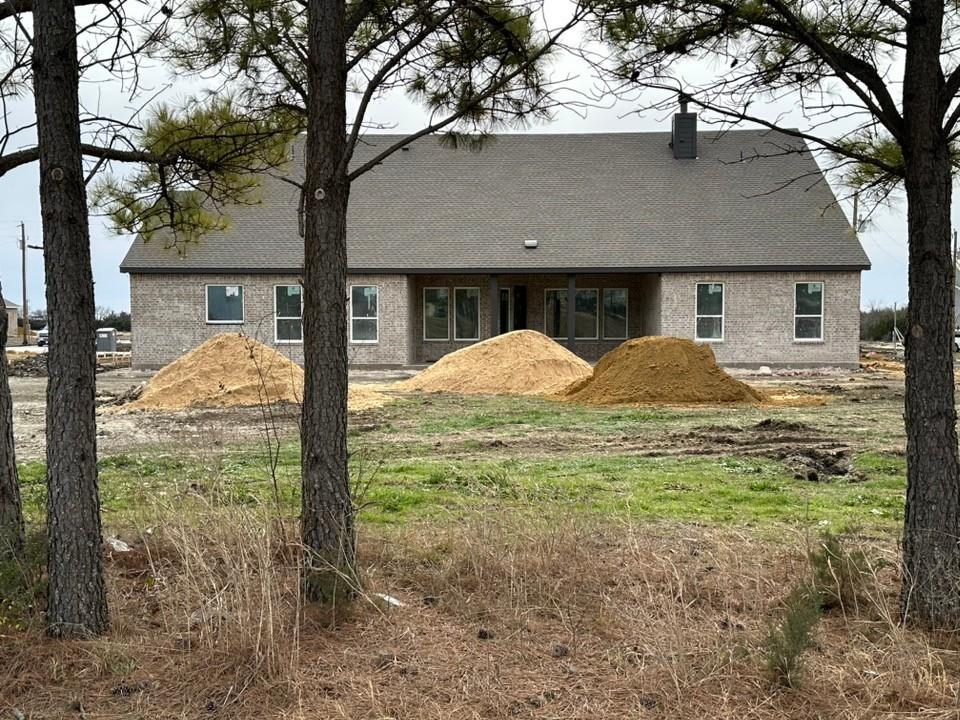 370 Cobb Road Leonard, TX 75452 - Photo 21 of 25 Rear view of property with a chimney and a patio area