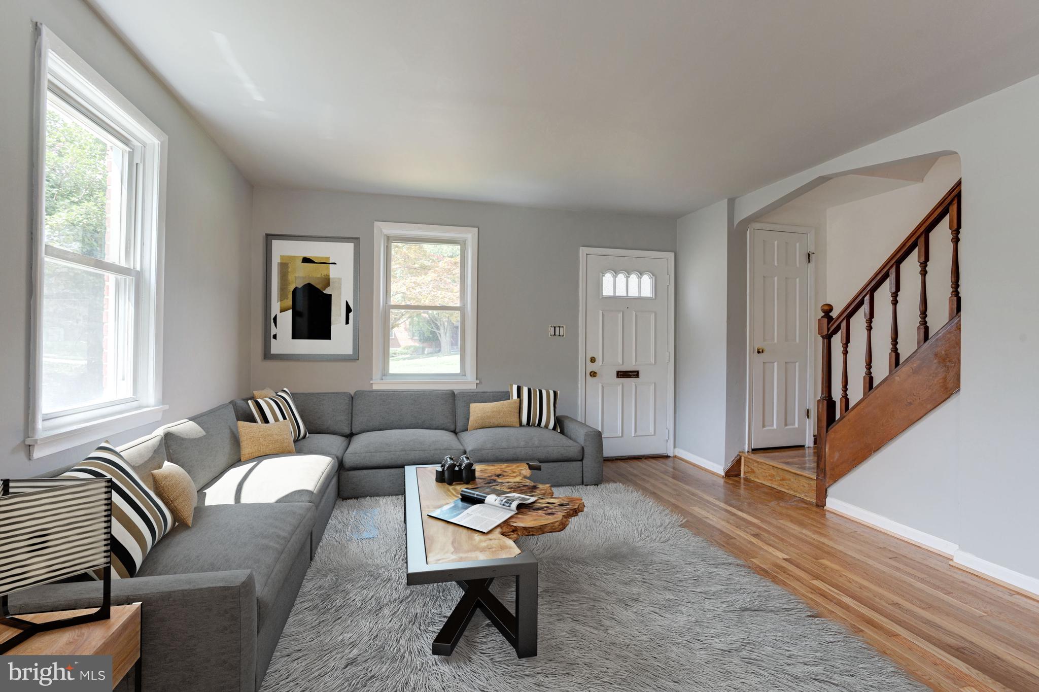 5617 McClean Boulevard Baltimore, MD 21214 - Photo 3 of 43 Living Room Staged Using Virtual Tools