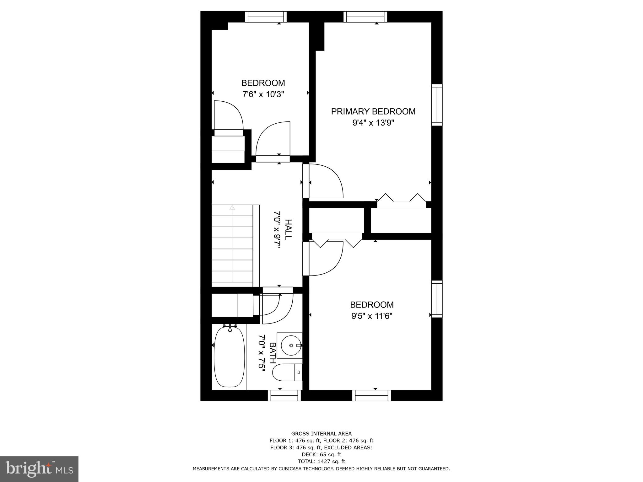 5617 McClean Boulevard Baltimore, MD 21214 - Photo 39 of 43 Floor Plan-Upper Level