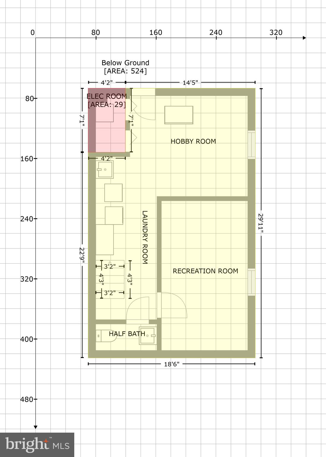 5617 McClean Boulevard Baltimore, MD 21214 - Photo 42 of 43 Floor Plan-Lower Level