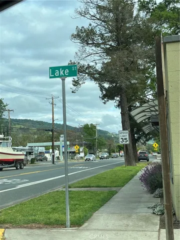 a view of a city street