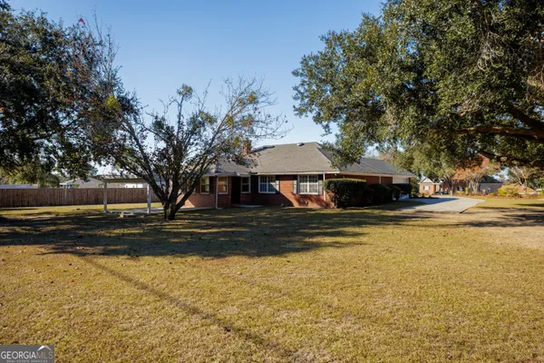 a view of a house with garden