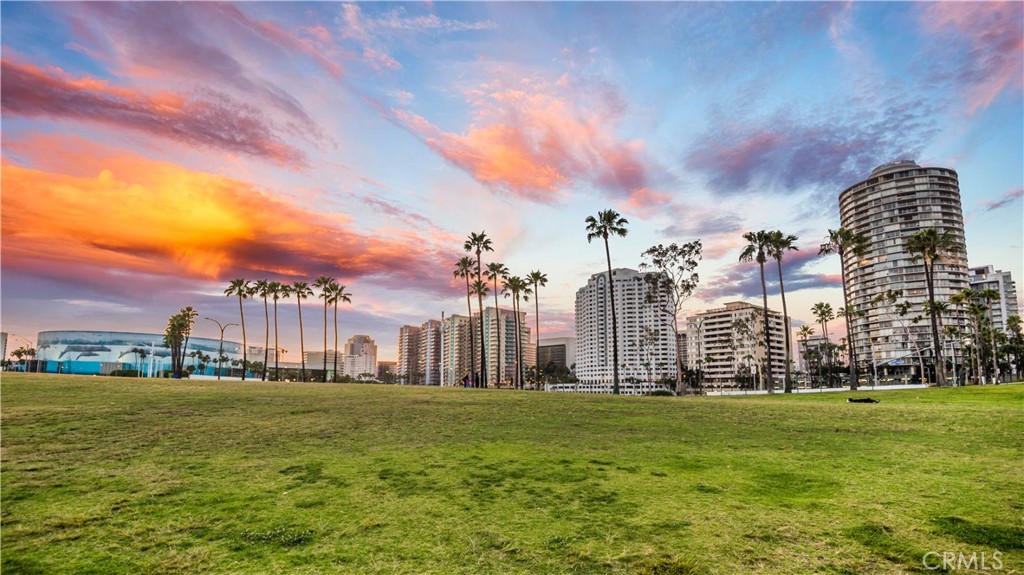 615 East Broadway, Unit 204 Long Beach, CA 90802 - Photo 26 of 27 a view of a city with tall buildings and a big yard