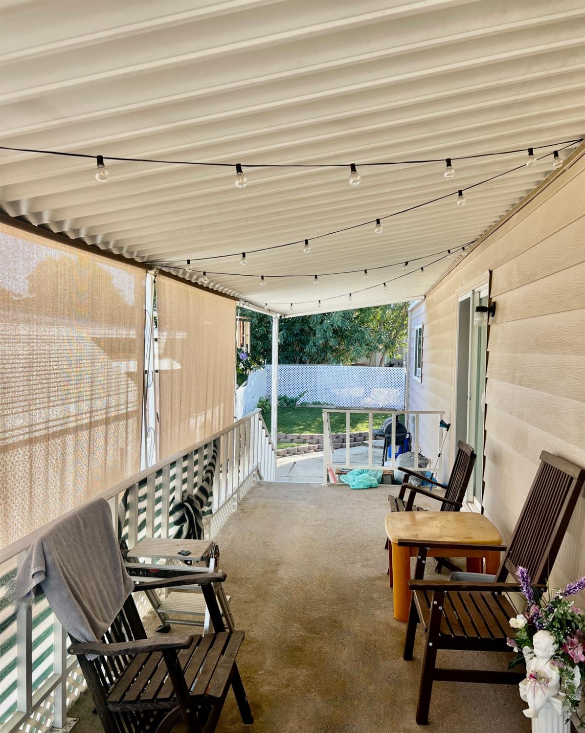 6008 Cackler Lane, Unit 88 Citrus Heights, CA 95621 - Photo 21 of 21 a balcony with furniture and a potted plant