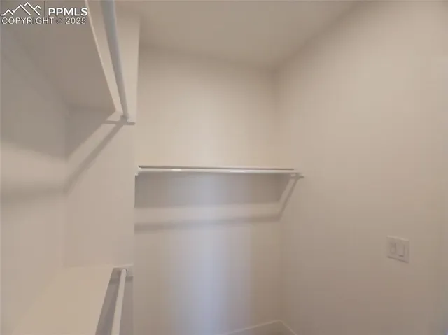 a close up view of racks on the wall