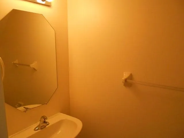 a bathroom with a sink and a toilet
